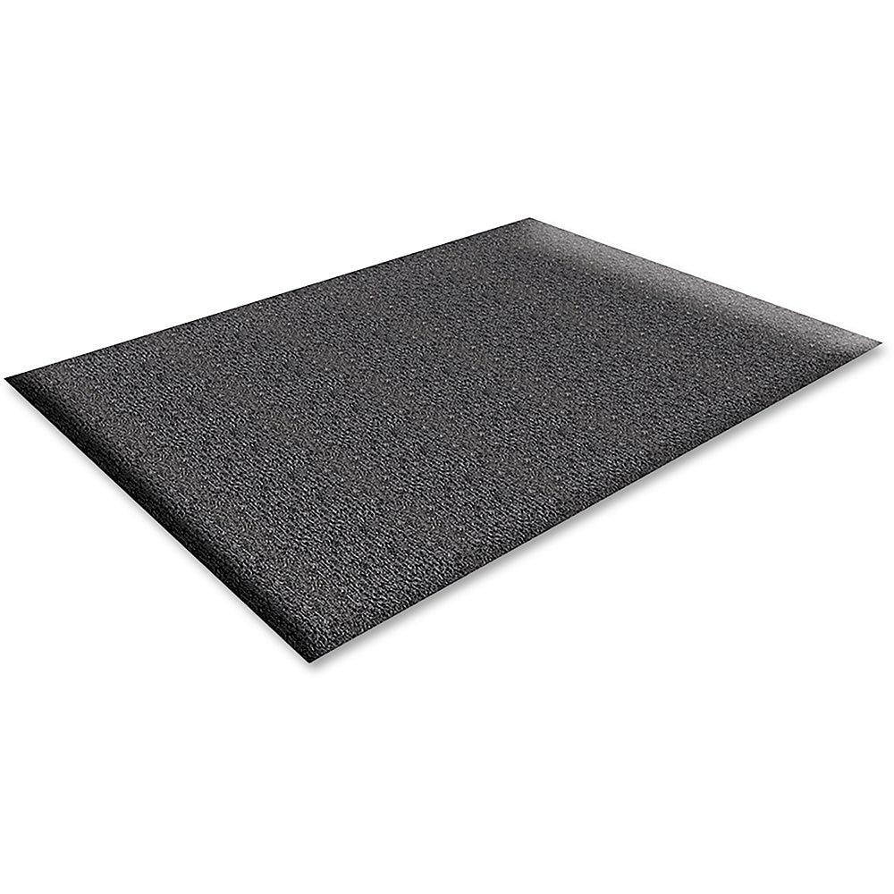 Genuine Joe Anti-Fatigue Floor Mat Thick Vinyl 3'x5' Black 70372