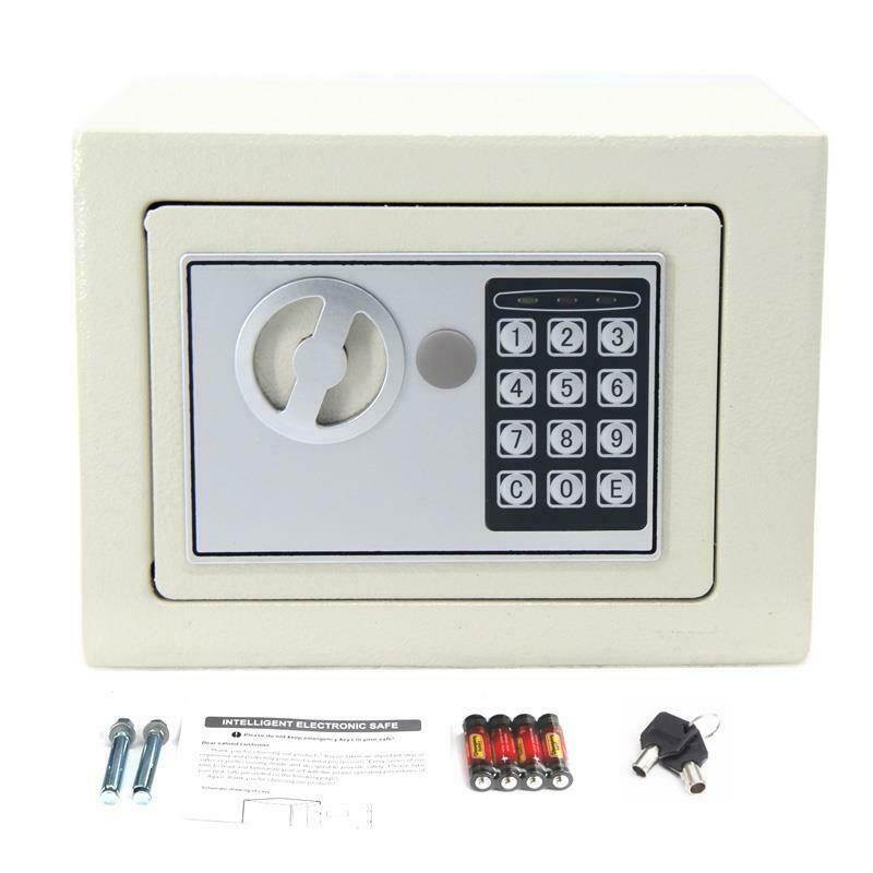 9" Digital Electric Home Office Security Keypad Lock Cash  Jewelry Safe Box
