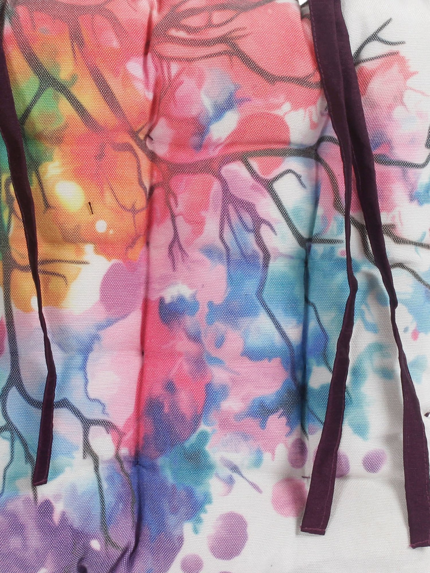 Romee Multi Polyester Abstract Chair Pads