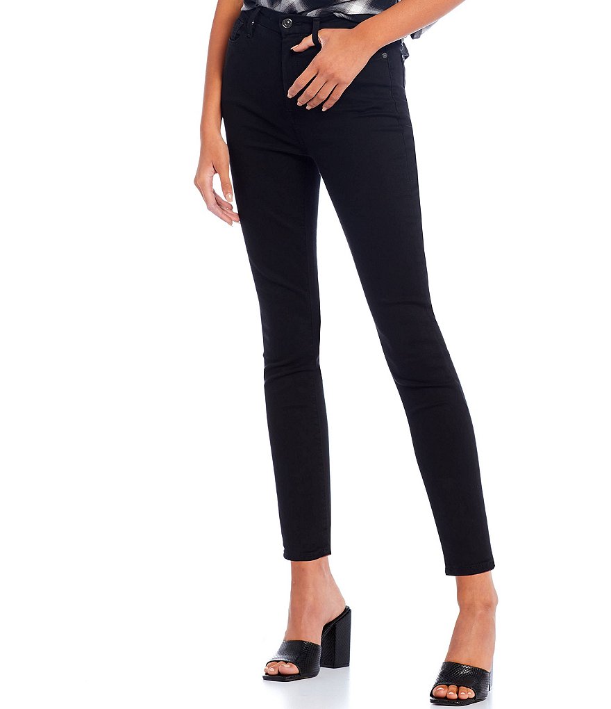 Every Straight Leg Ankle Crop Front Zipper Jeans