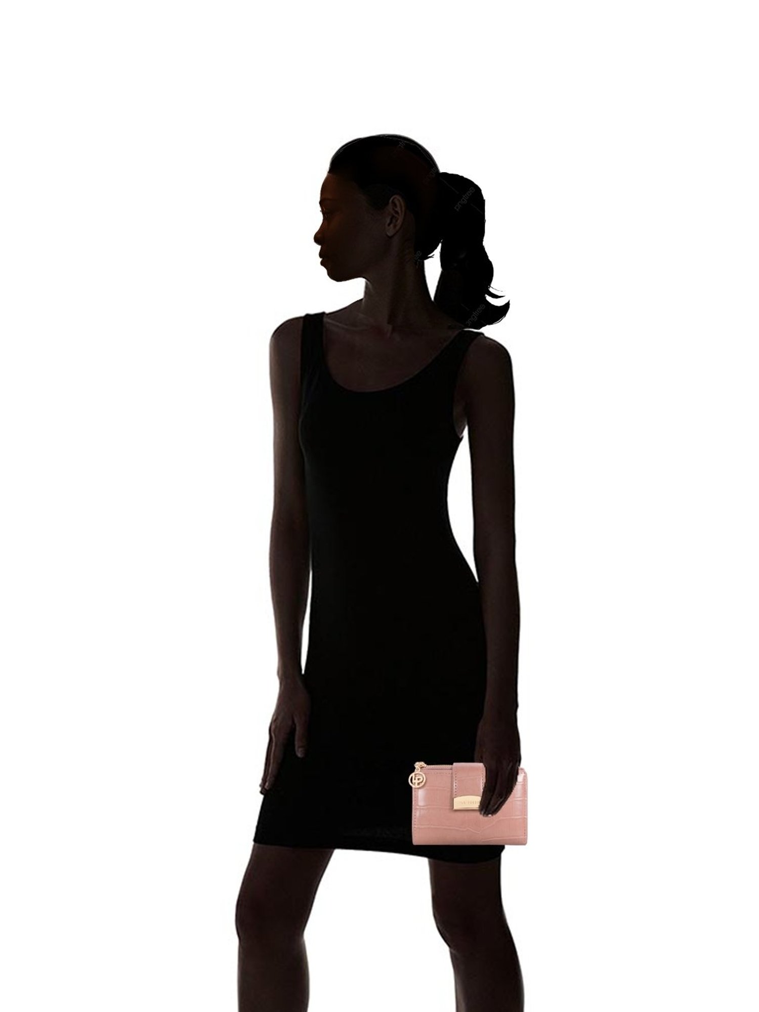 Lino Perros Pink Solid Bi-Fold Wallet for Women