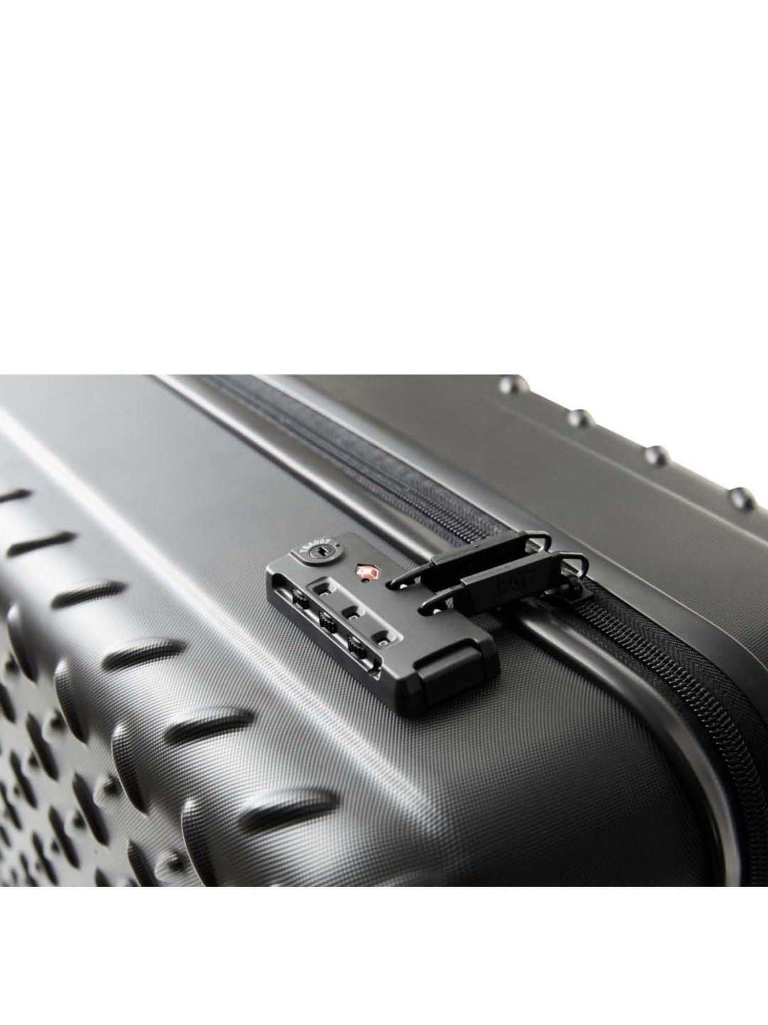 CAT Industrial Plate Black Small Hard Cabin Trolley - 20 Inch