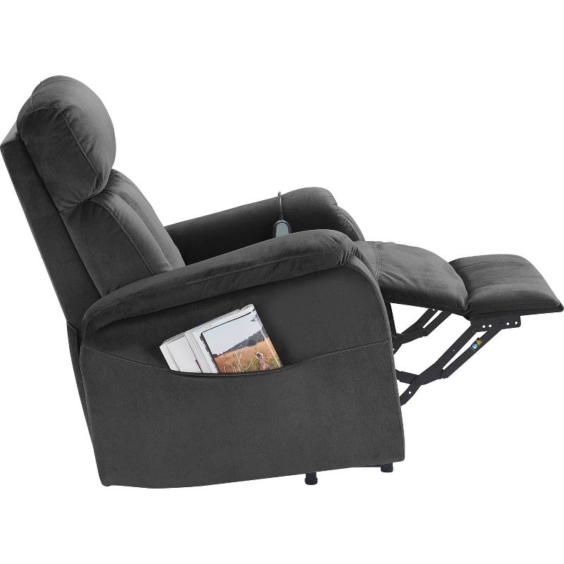 Samson Power Lift Recliner Chair Dark Gray - ClickDecor