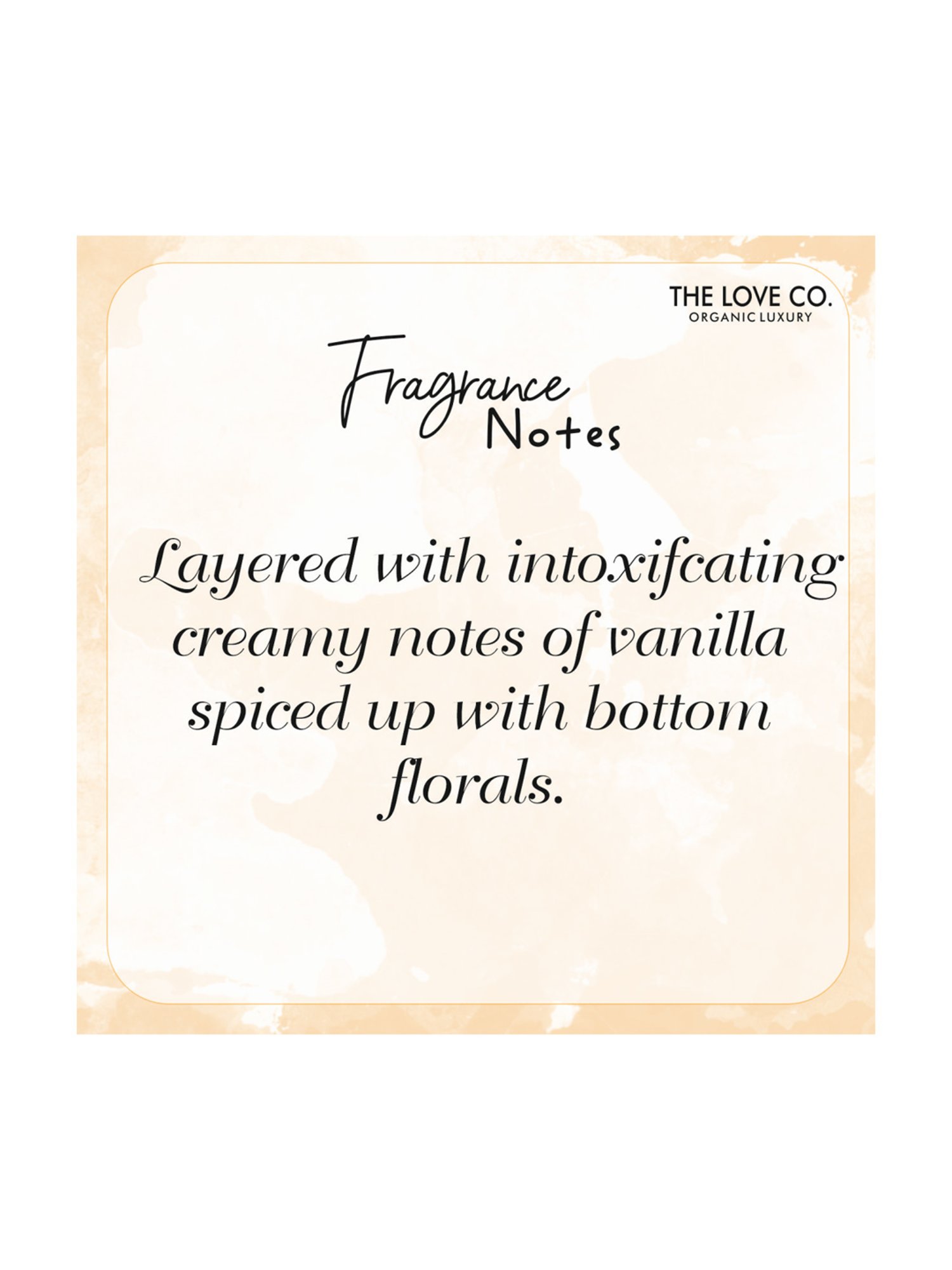 The Love Co. Warm Vanilla Body Wash - 250 ml