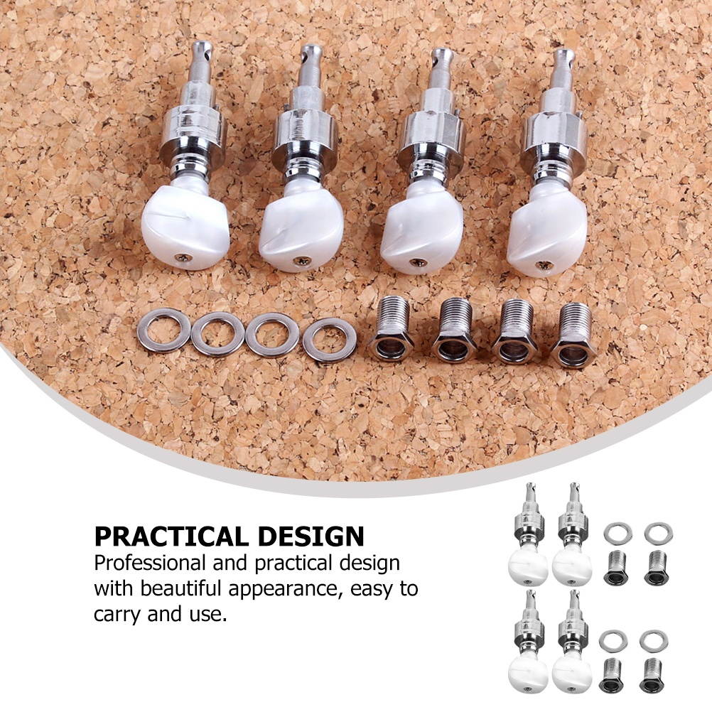 4pcs Banjo Tuning Pegs Tuners String Key Banjo Parts Accessories Tuning Kit