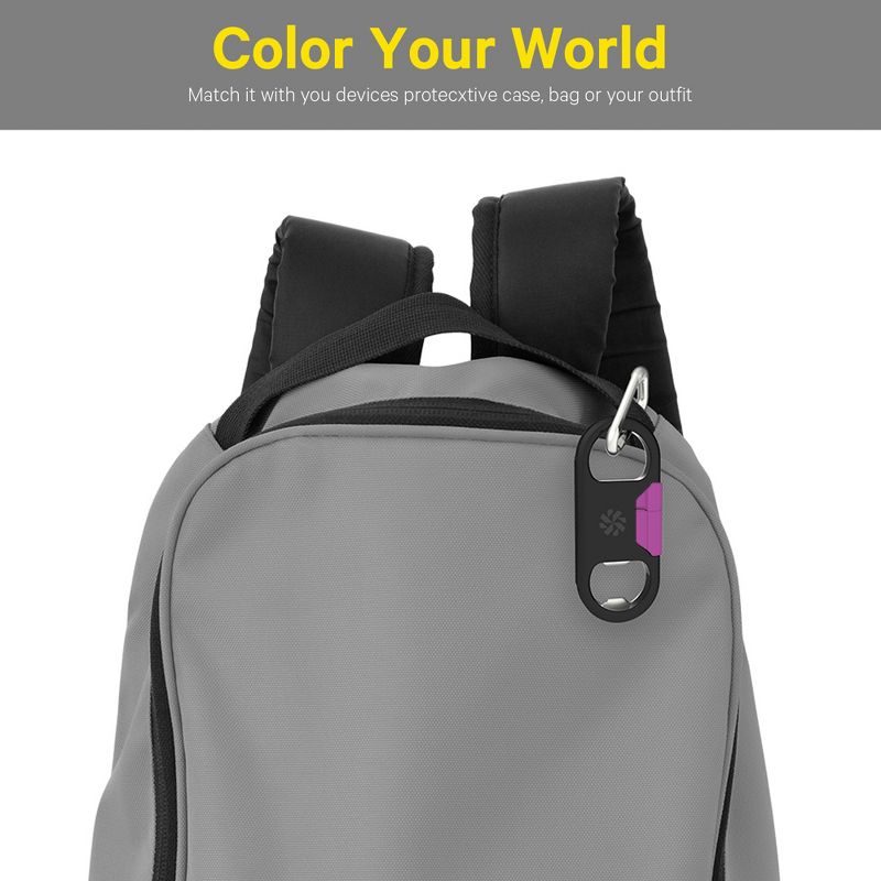 Kanex GoBuddy+ Micro-USB ChargeSync Cable with Bottle Opener - Black/Purple