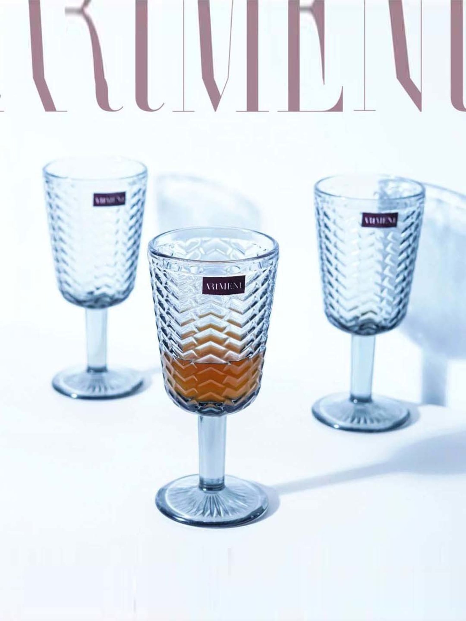 The Artment Transparent Crystal Goblet (0.27 L) - Set of 4