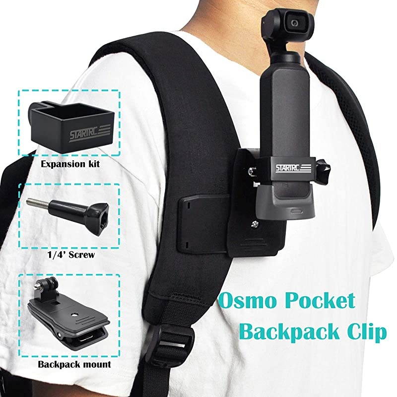 Osmo Pocket Mount Tripod Backpack Clip Accessories for DJI OSMO Pocket OSMO Action Camera Stabilizer Controller Wheel Part