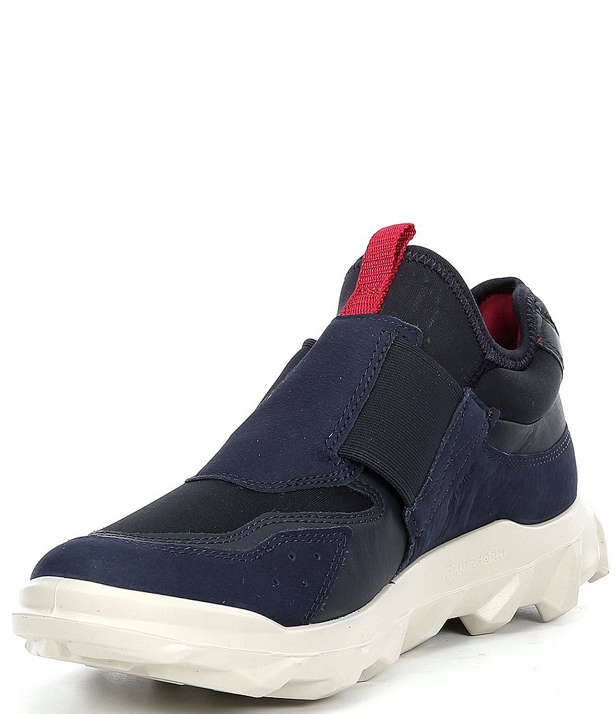 ECCO Motor Cross Camo Print Low Slip-On Sneakers