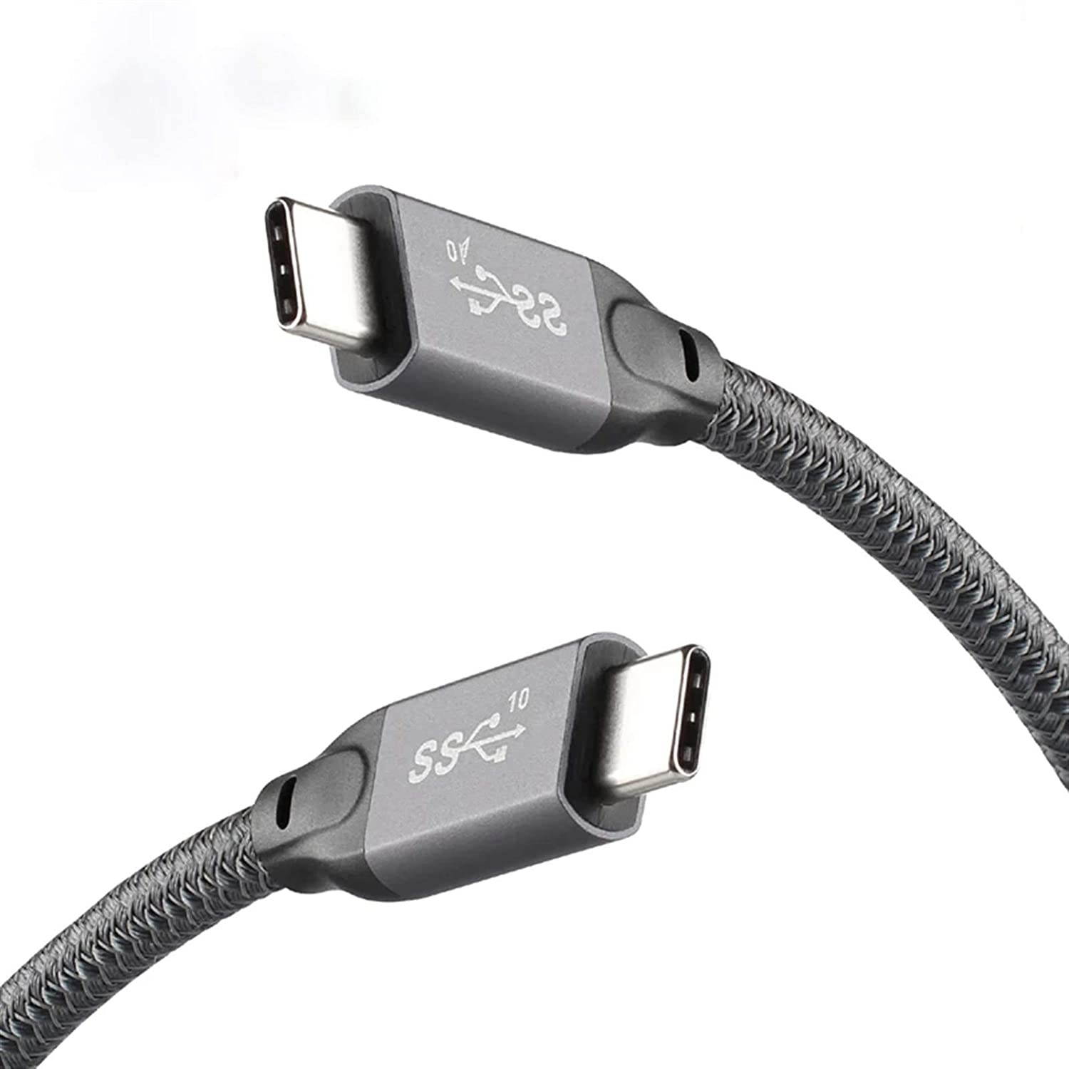 Thunderbolt 3 Cable (2M/6.6Ft) USB-C to USB-C 20 Gbps Data Transfer 100W 20V/5A Fast Charging Compatible with LaptopSmartphoneComputer (Size : 1M)