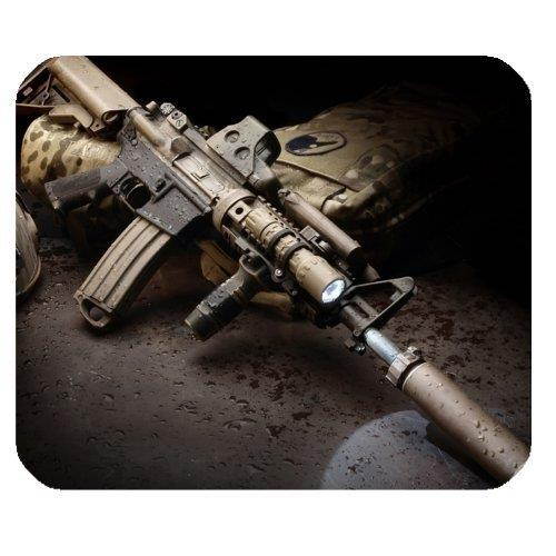 Generic Art Design Army Gun Sniper Rifle Weapons for Rectangle Mouse Pad Gaming Mousepad