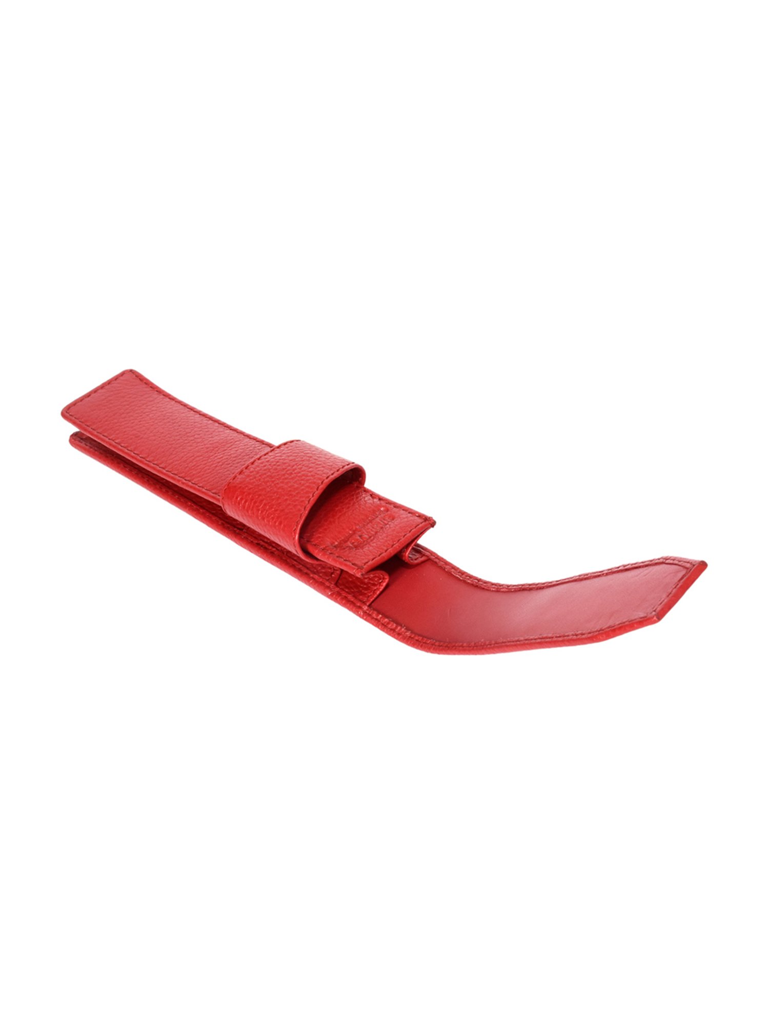 SASSORA Gamy Red Leather Small Pen Case