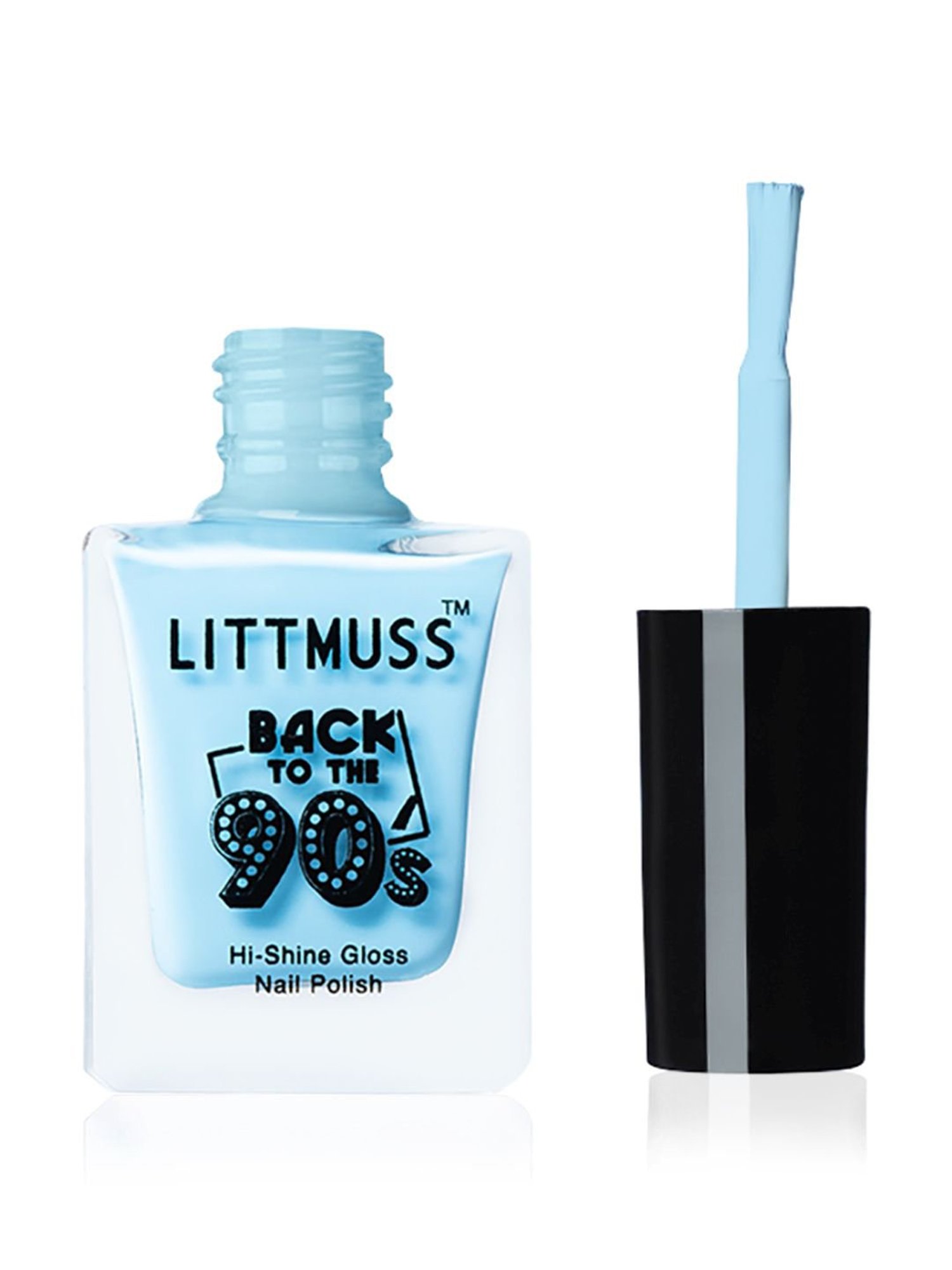 Littmuss Back To The 90's Hi Shine Gloss Nail Polish Sky Blue 052 - 9.5 ml