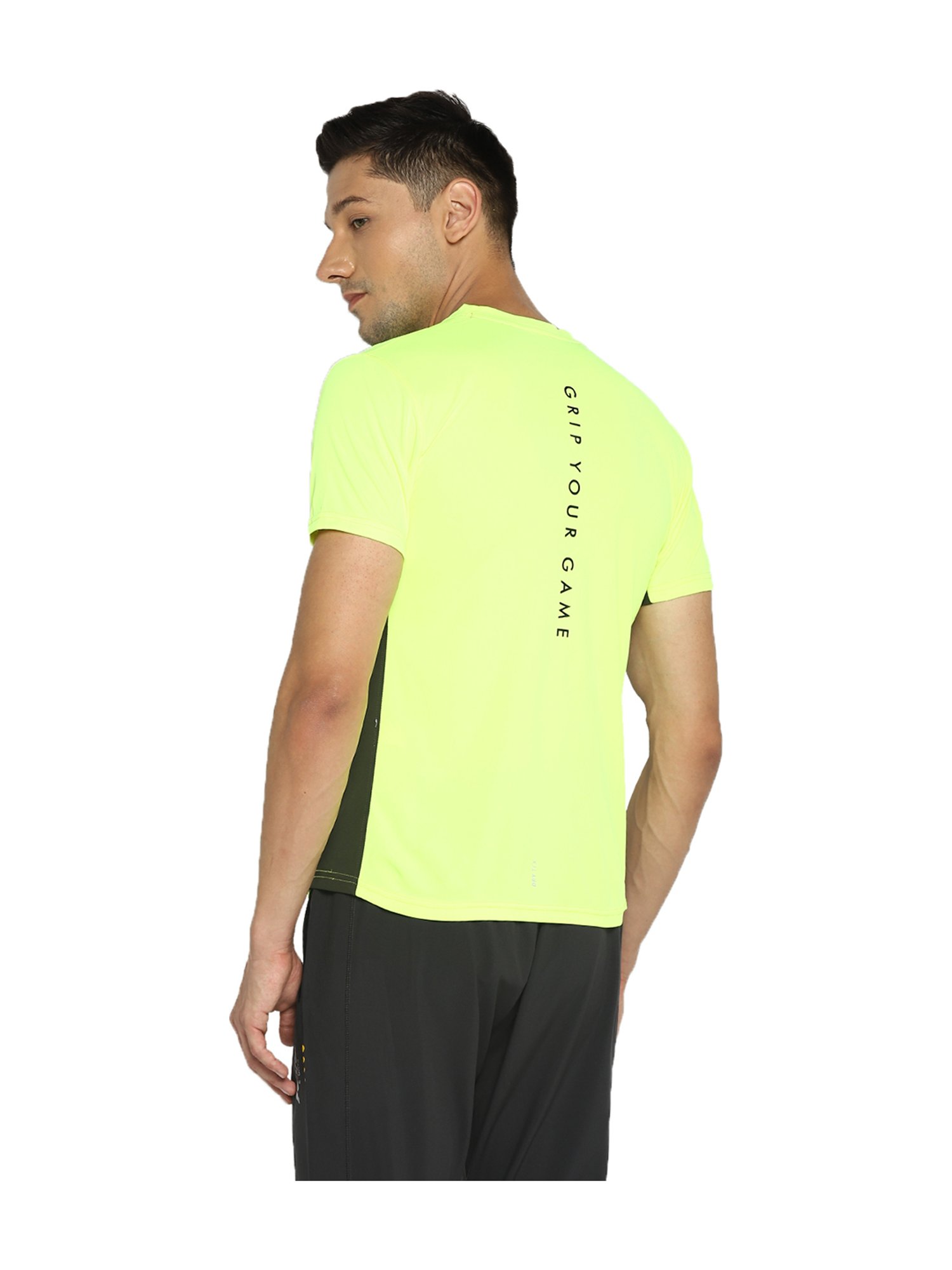 Furo by Red Chief Yellow Round Neck T-Shirt