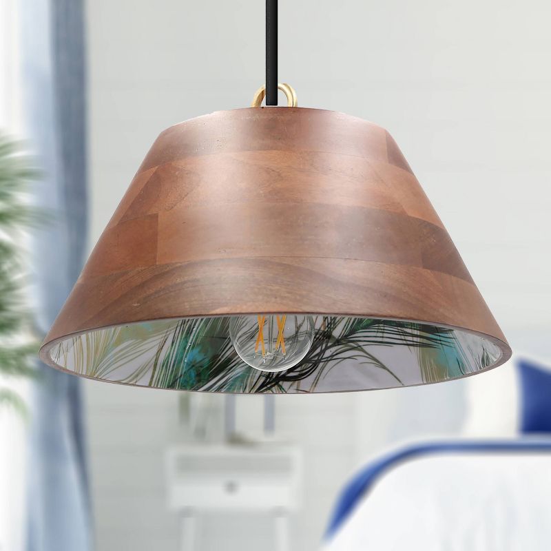 13" Nomad Wooden Pendant - River of Goods