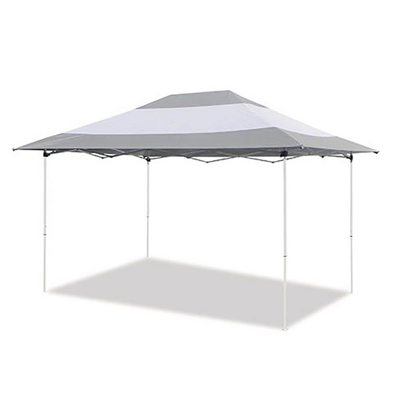 Z-Shade 14 x 10 Foot Instant Canopy Outdoor Patio Shelter, Grey & White (2 Pack)
