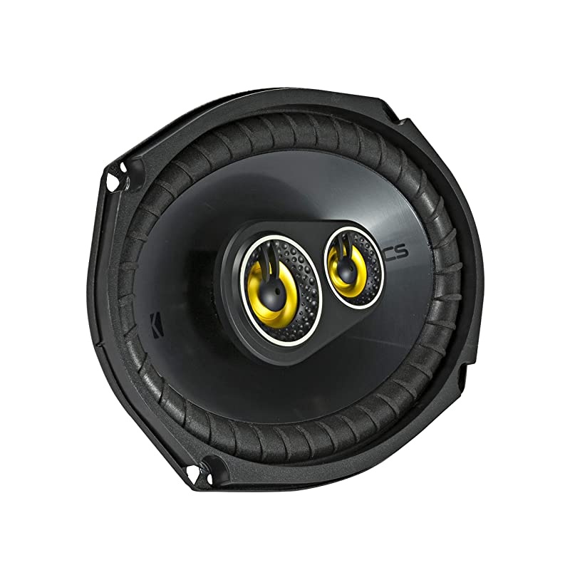 CS Series 150 Watt 6 x 9 Inch Car Audio Coaxial Speaker Pair Yellow