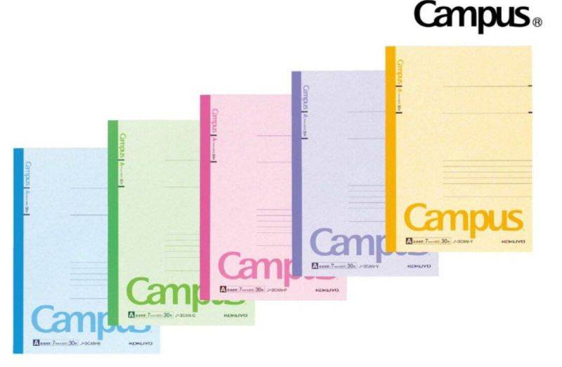 Five books set Roh-3CAX5 30 pieces of Kokuyo Campus Notes No. 6 semi-B5 A ruled line (japan import)