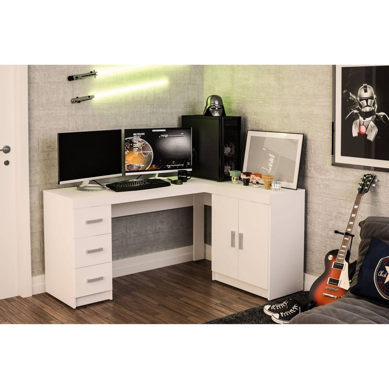 Mayne Corner Desk White - Chique
