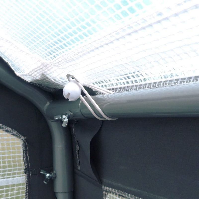 6' x 8' x 7' Nature Greenhouse Forest Green - Palram