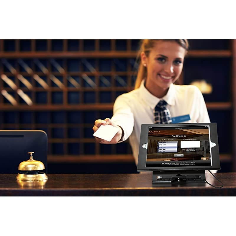 PADDSCK Dual Security Compact Kiosk for iPad 2017 iPad Air and iPad Pro 97 iPad gen 24