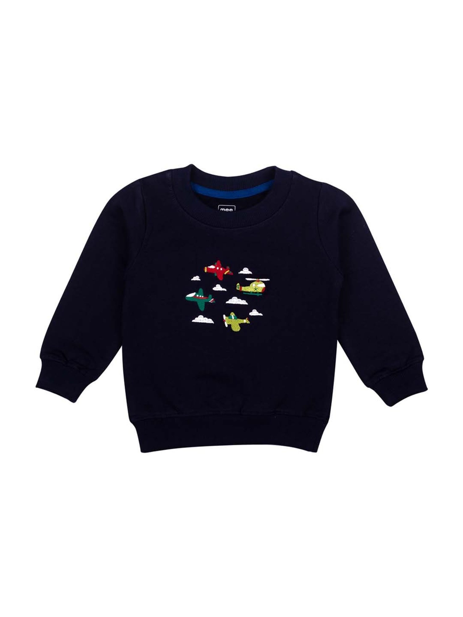 Mee Mee Kids Navy Embroidered T-Shirt