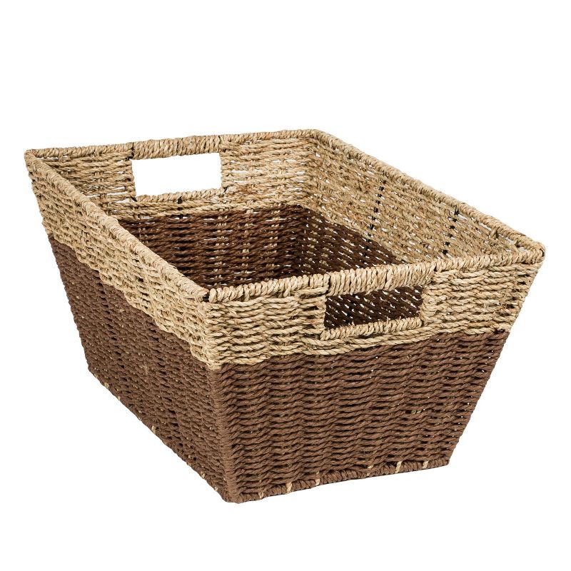Honey-Can-Do 3pc Nested Rectangle Baskets Brown