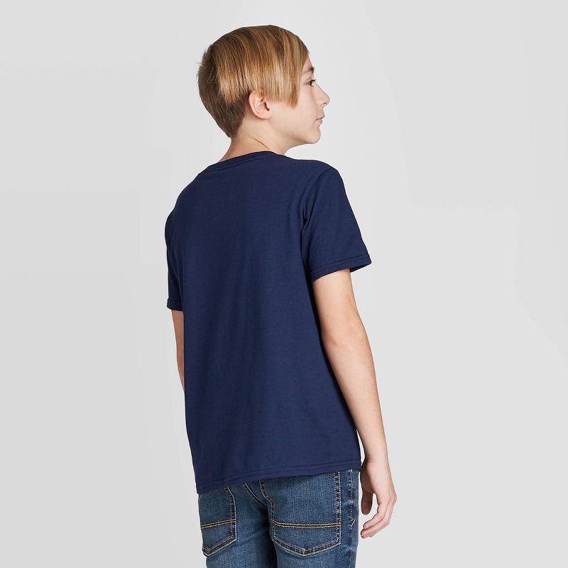 Boys' Marvel 80th Spider-Man Graphic T-Shirt with Mini Funko POP! - Navy XL