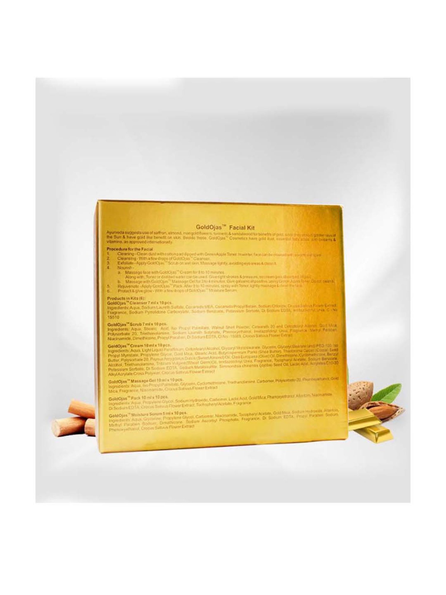 VEDIC LINE Gold Ojas Facial Kit (Sachet Kits)