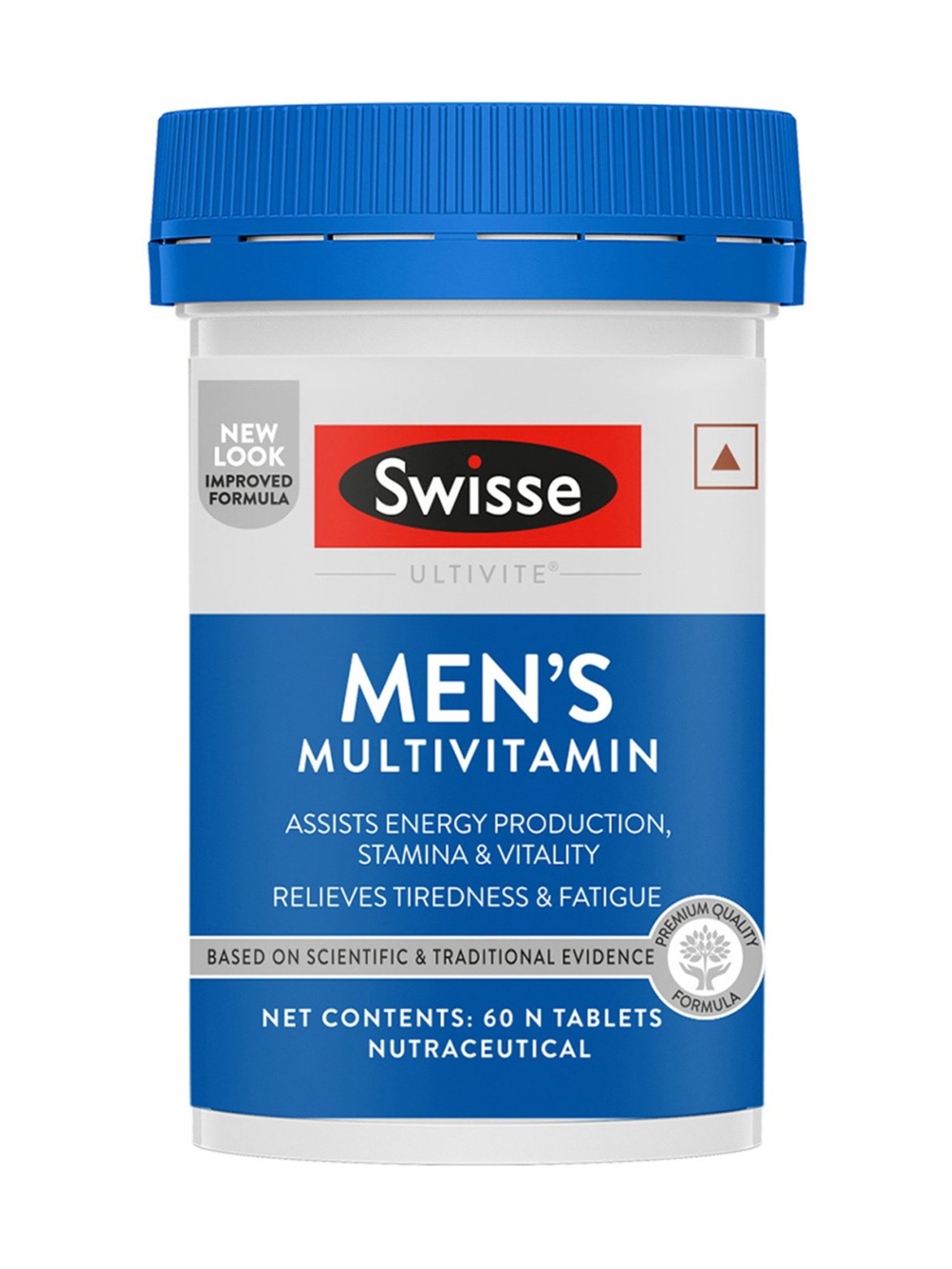 Swisse Ultivite Men Multivitamin Supplement for Energy - 60 Tablets