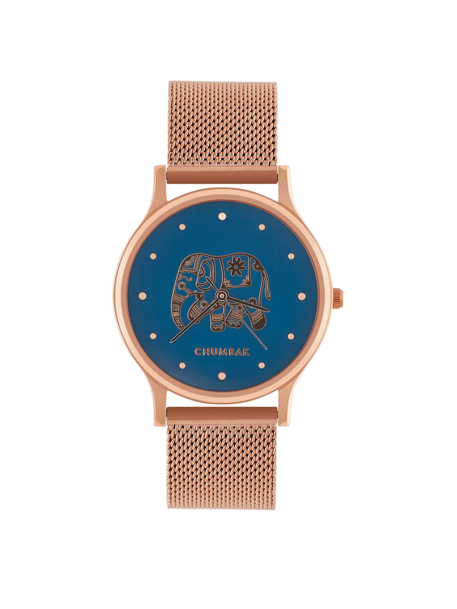 Chumbak 8907605117381 Carnival Elephant Analog Watch for Women
