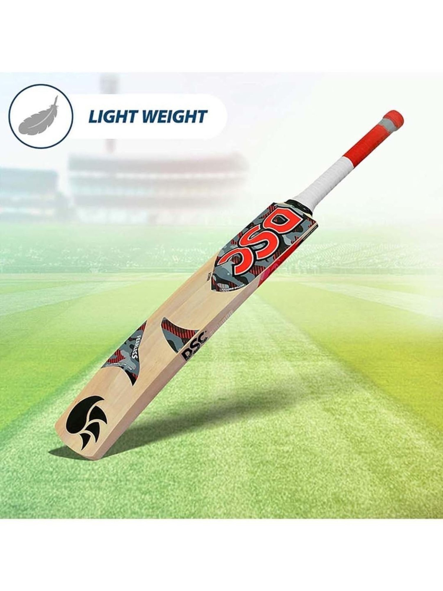 DSC Scorer Kashmir Willow Cricket Bat Short Handle Size - Mens