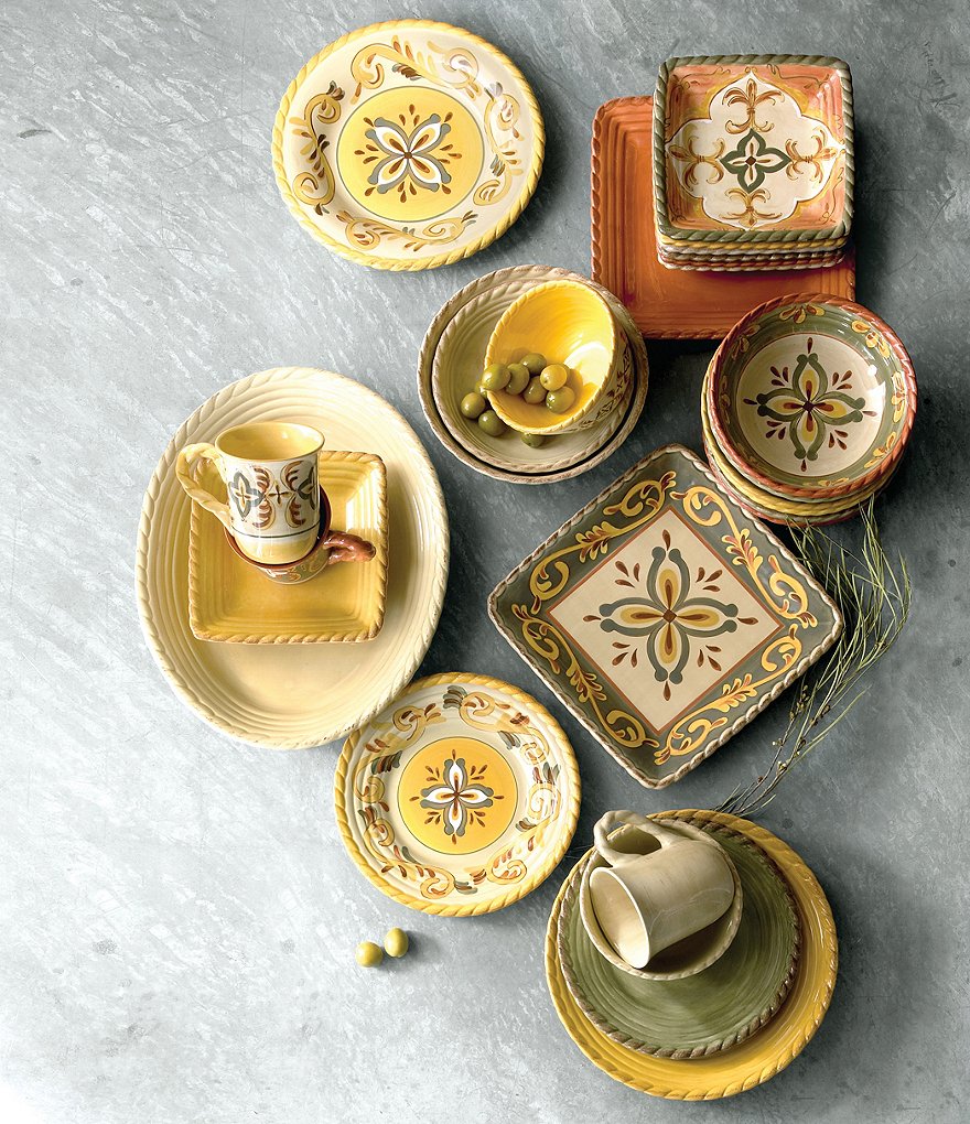 Artimino Tuscan Countryside Rope Stoneware Mug