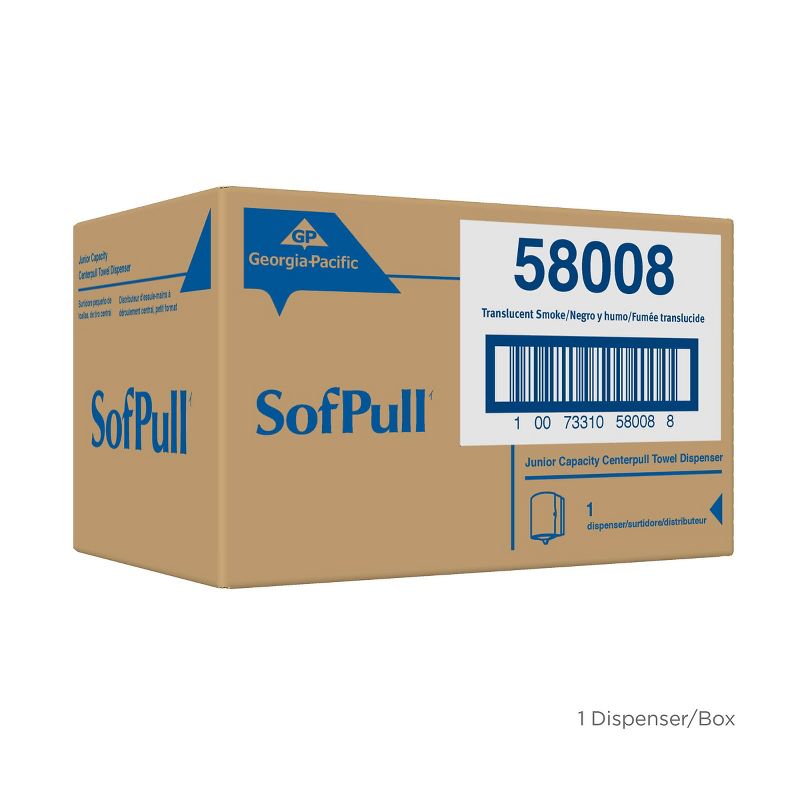 Georgia Pacific Professional Junior C-Pull Towel Dispenser 7 1/10w x 6 11/16 x 10 3/4 Translucent