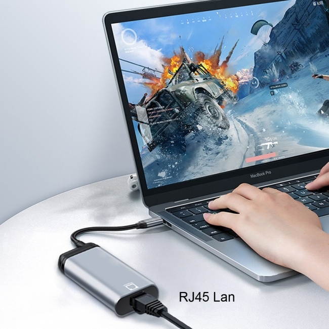 CY USB-C Type-C USB3.1 to 1000Mbps Gigabit Ethernet Network LAN Cable Adapter for Laptop