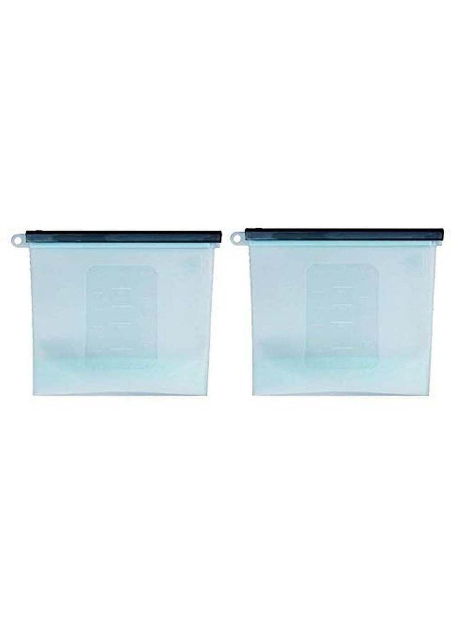 Femora Blue Silicone Reusable Food Preservation Bags (1500 ml) - Set of 2