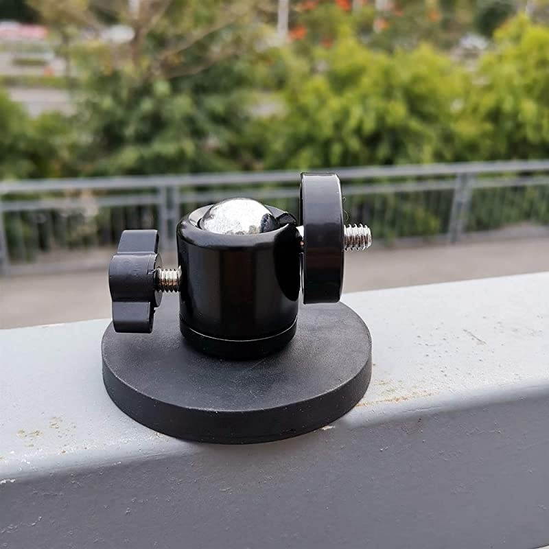 Coated Magnetic Magnet Car and Motorcycle Suction Cup Mount wSwivel Ball Head + Tripod Mount for GoPro Hero 8 7 6 5 4 3+ Action Cameras and Small Digital Cameras