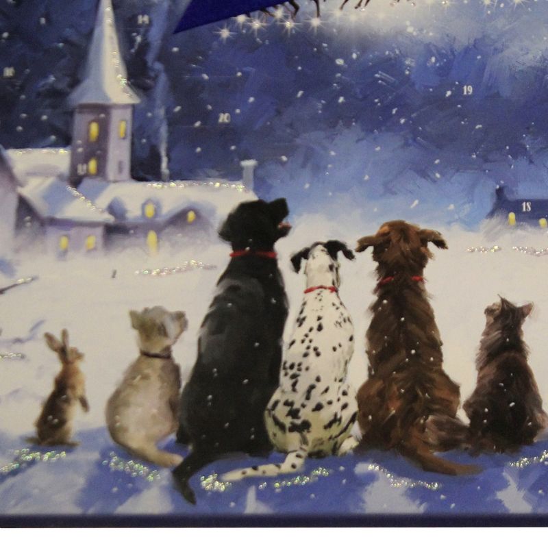Christmas 13.5" A Glimpse Of Santa Advent Calendar  -  Advent Calendar