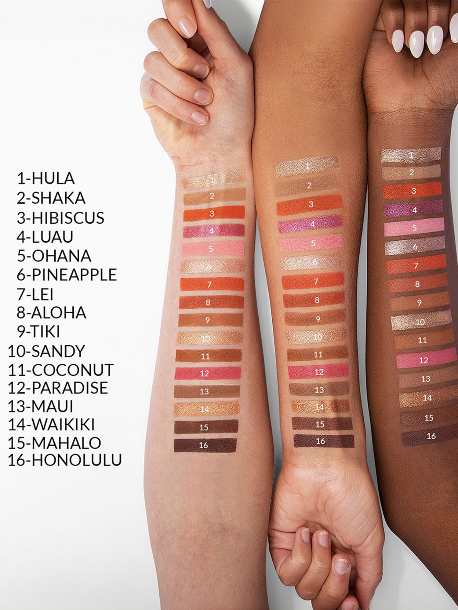 BH Cosmetics Hangin' In Hawaii Eyeshadow Palette - 16 gm
