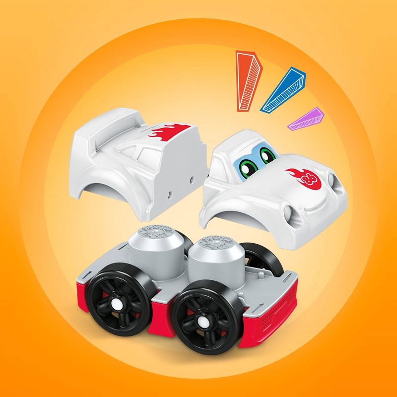 Mega Bloks First Builders Build & Race Rig Construction Set