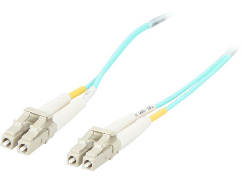 Fiber Optic Cable LC-LC 9/125 Duplex Single-Mode Fiber Cable Yellow 5 meters