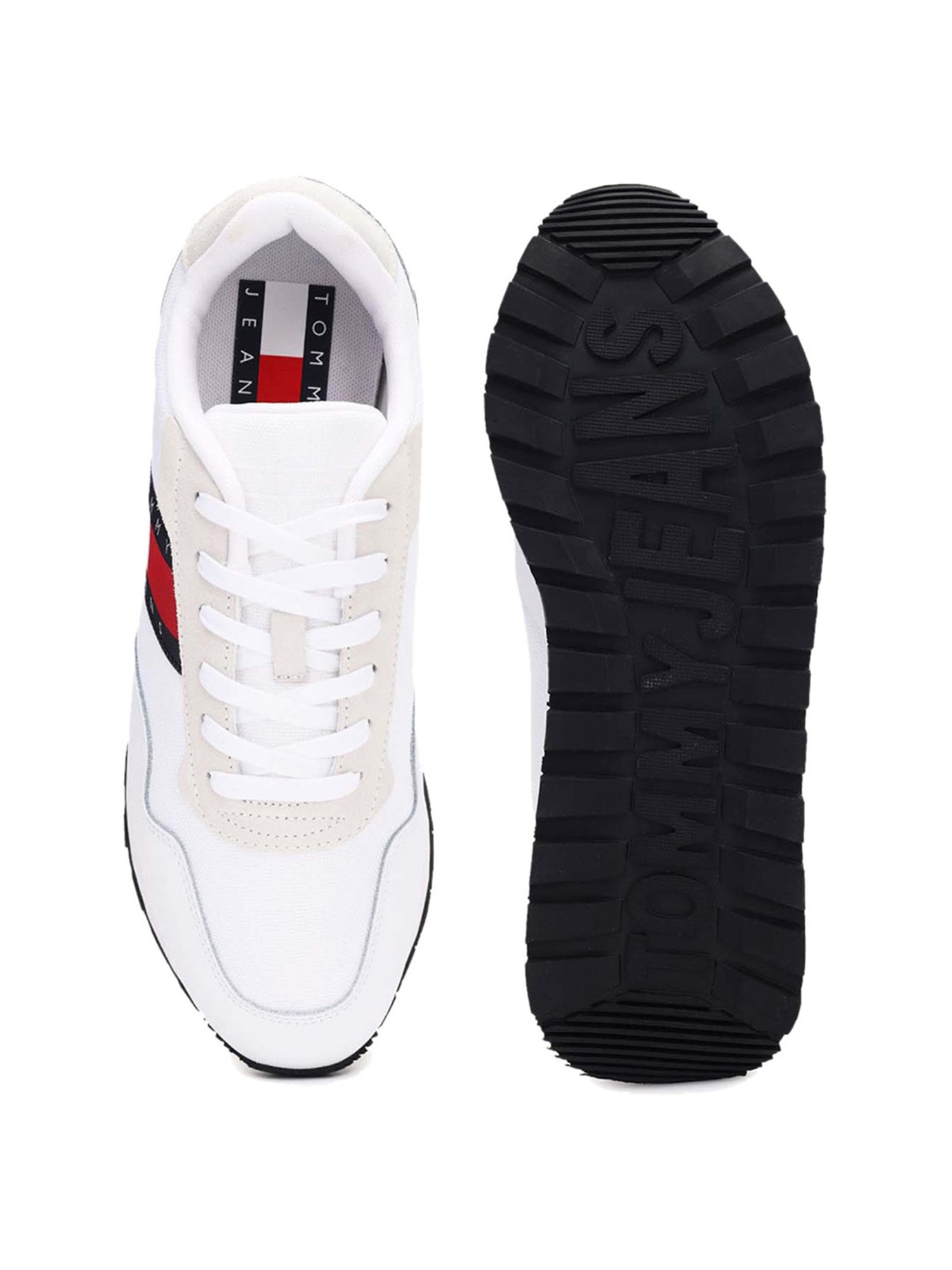 Tommy Hilfiger Men's White Casual Sneakers