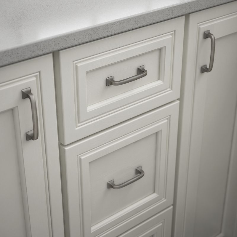 Franklin Brass 10pk 3" Lombard Pull Heirloom Silver