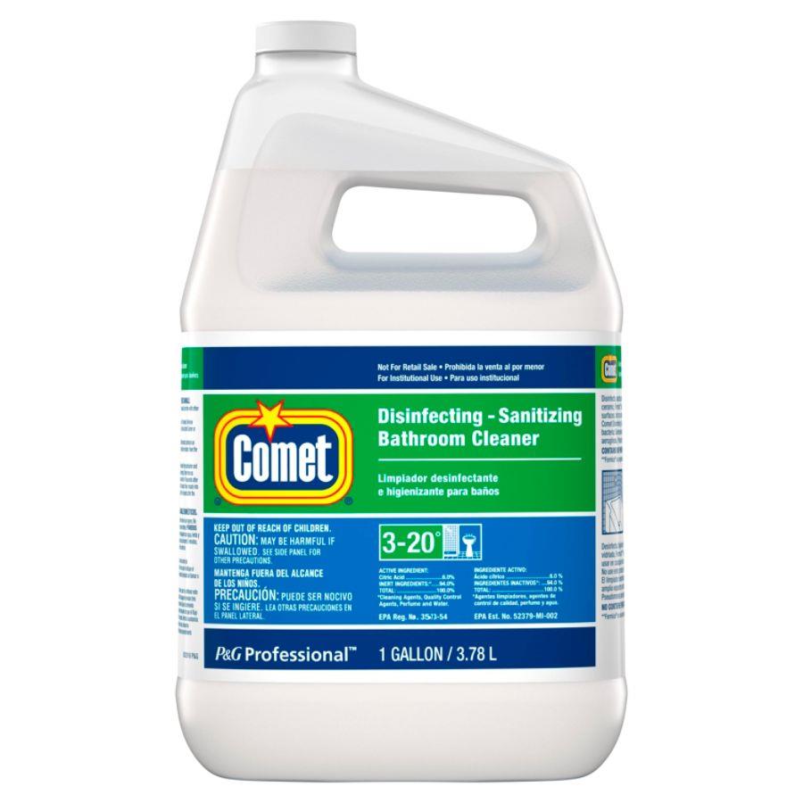 Comet Disinfecting-Sanitizing Bathroom Cleaner One Gallon Bottle 1/Carton
