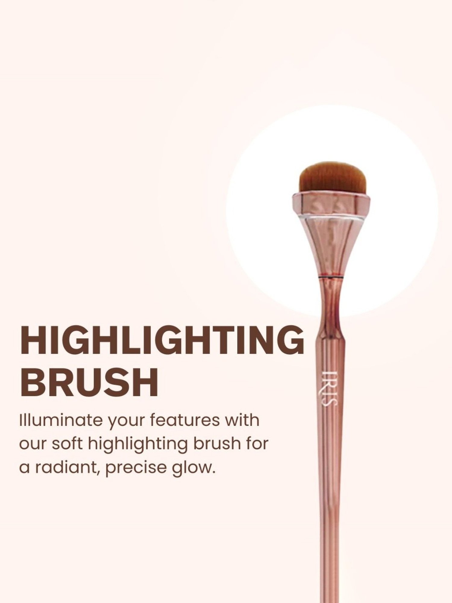 Iris Cosmetics Luminous HD Highlighter Brush
