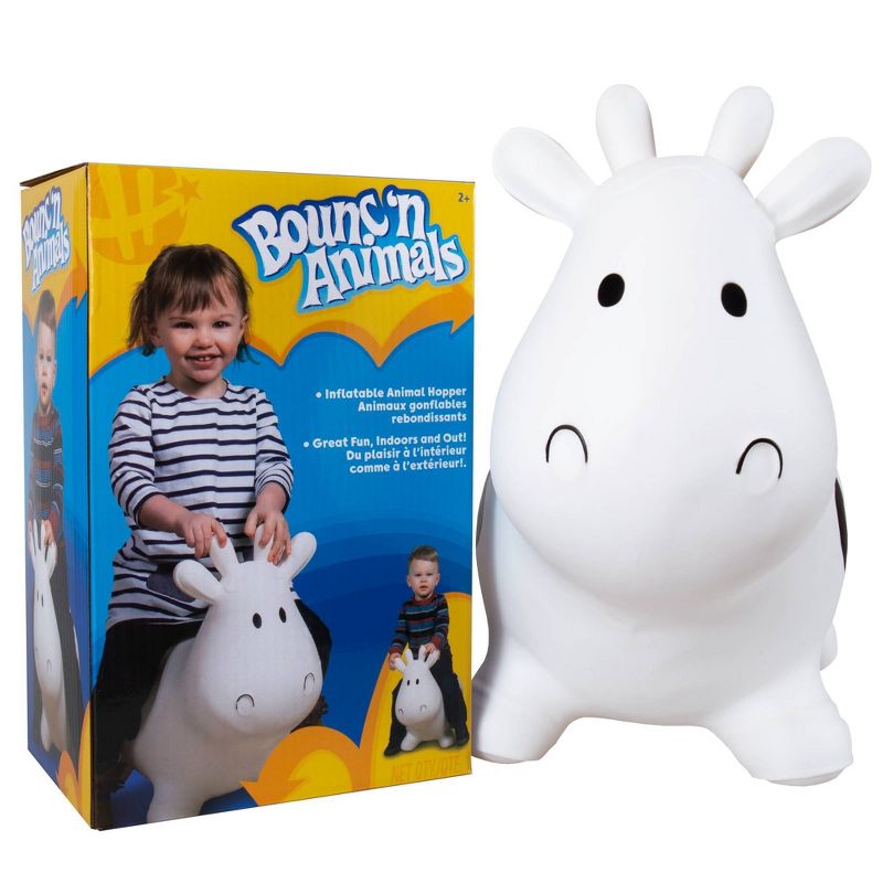 Hedstrom Cow Bouncer Ride on - White/Black