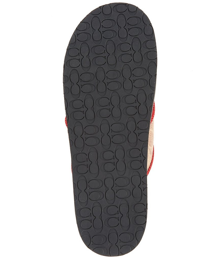 COACH Men's Signature Flip-Flops
