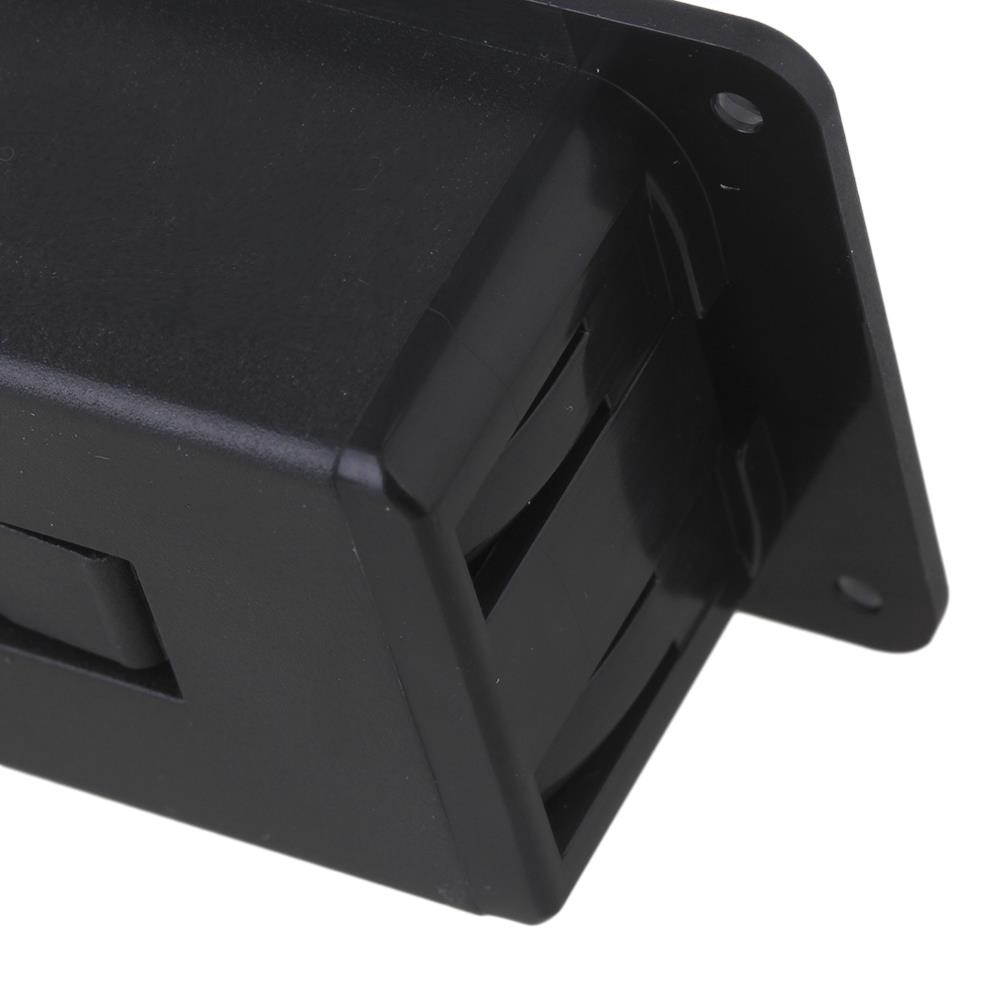 BQLZR 6.9cm Length Black Flat Mounting Battery Case Cover for Guitar Bass Music Parts