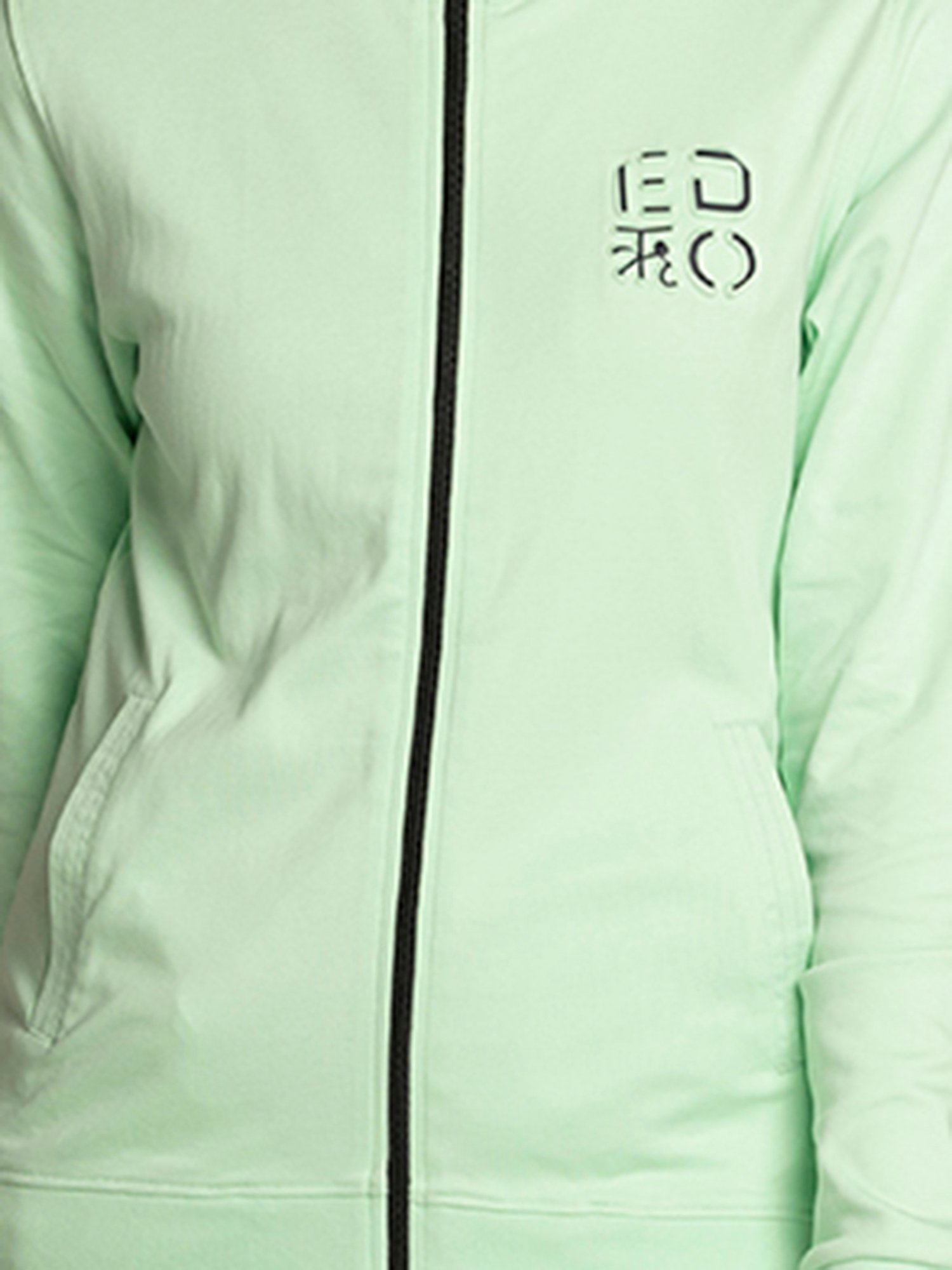 EDRIO Light Green Regular Fit Tracksuit