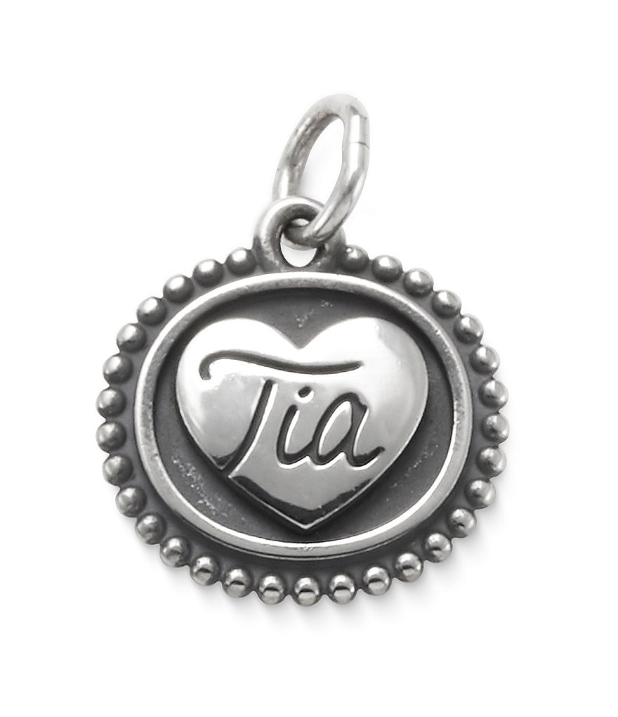 James Avery Tia Embellished Heart Charm
